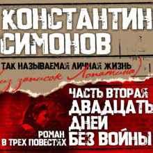 Двадцать дней без войны